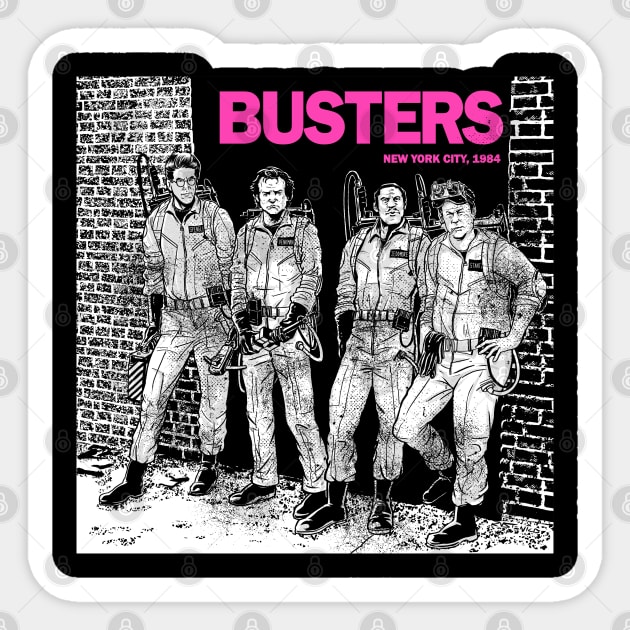 Busters Sticker by rustenico